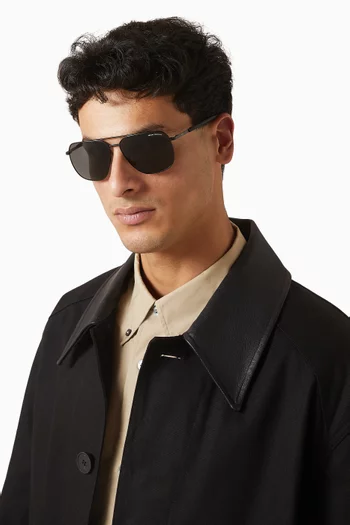 Aviator Sunglasses in Metal