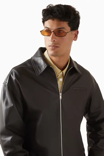 نظارة شمسية كلوب كالت بإطار غير منتظم معدن