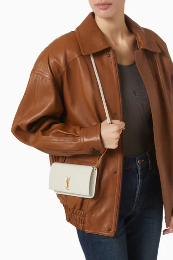 حقيبة كاساندر صغيرة للهاتف المحمول جلد ناعم