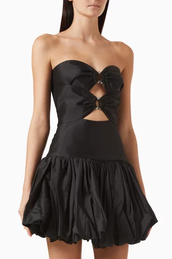 C'iel D'ete Mini Dress in Silk Taffeta