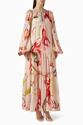 Brosscroft Embellished Dress in Lyocell Blend