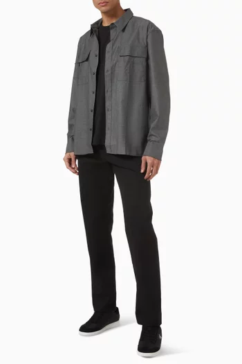 تي شيرت بطبعة شعار الماركة مستوحى من الثلاثينيات قطن جيرسيه