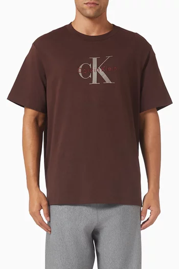 Monologo T-shirt in Cotton