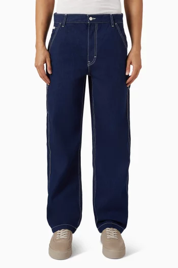 بنطال جينز كاربنتر بطيّات دينم