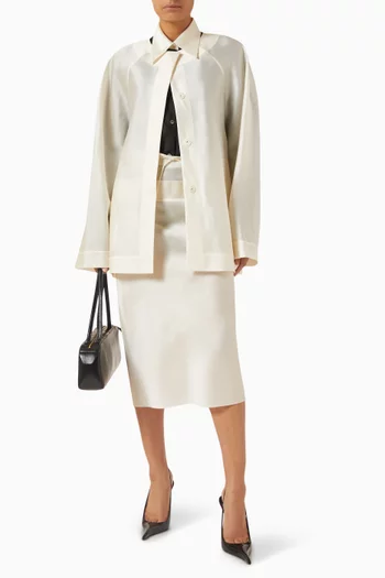 Chieu Oversized Jacket in Vietnamese-silk