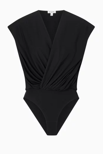 Hooded Bodysuit in Jersey