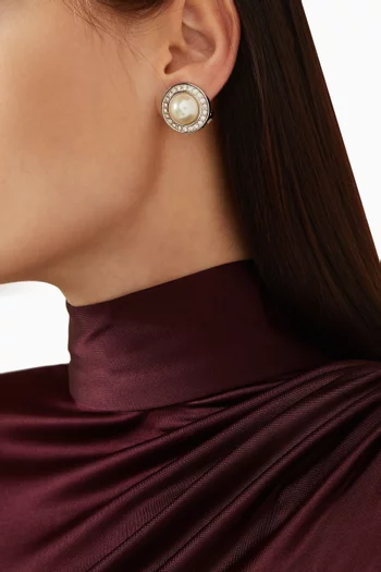 1970s Pearl Clip-on Earrings