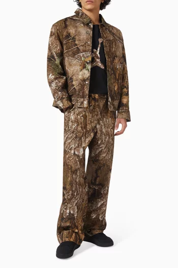 بنطال بروكلين بنقشة ريالتري قطن