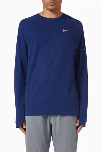 Stride Dri-FIT Running Waffle Crewneck