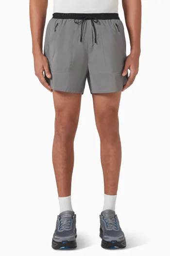 2-in-1 Reflective Design Running Shorts