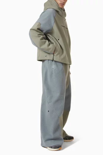 كنزة بغطاء رأس تيك بوريس فضفاضة صوف