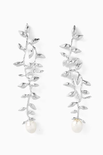 Bloom Earrings in Silver