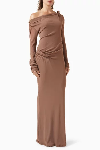 Croissant Asymmetric Dress