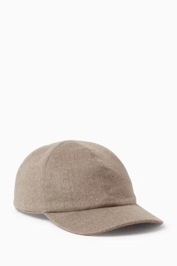 Baseball Cap in Cashmere