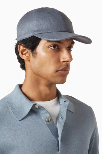 Baseball Cap in Cashmere