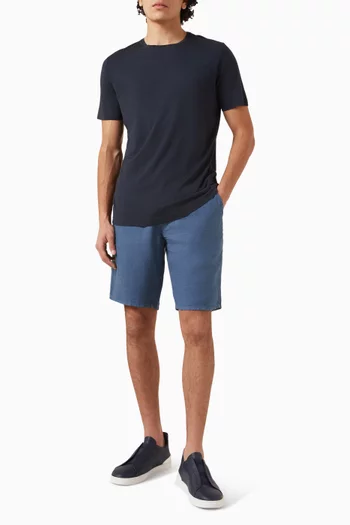 Bermuda Shorts in Linen