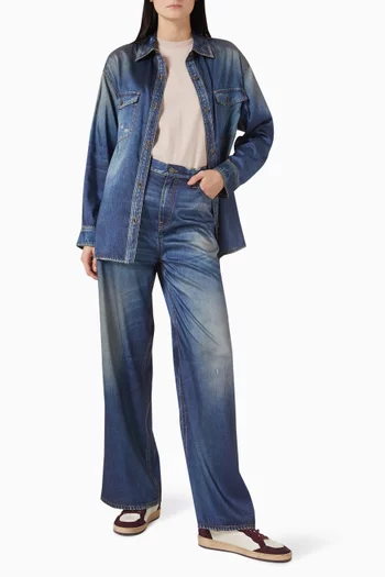 Reverse Logo T-shirt in Cotton-jersey