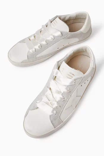Super-Star Double Quarter Sneakers in Leather