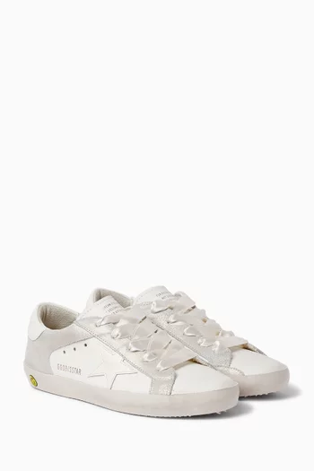 Super-Star Double Quarter Sneakers in Leather