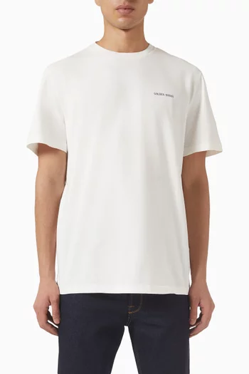 تي شيرت بشعار الماركة قطن