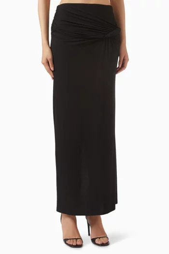 Croissant Draped Skirt