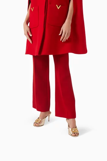 VLogo Signature 80 Mules in Laminated Nappa