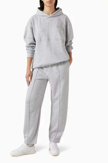 Boxy-fit Hoodie in Cloud Fleece