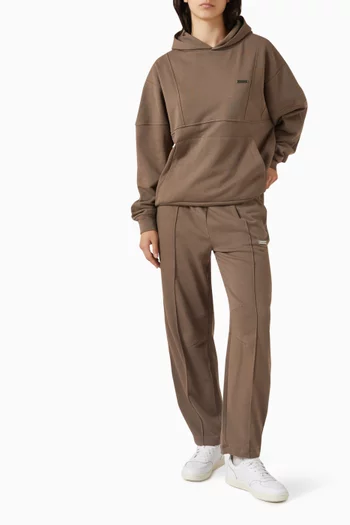 Boxy-fit Hoodie in Cloud Fleece