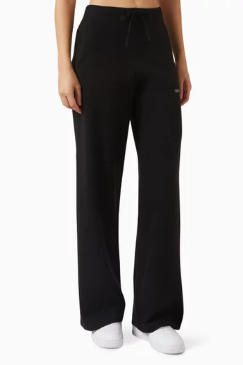 Wide-leg Sweatpants in Cloud Knit