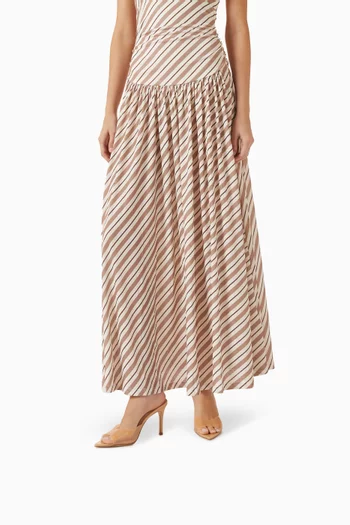 حذاء جوني مفتوح من الخلف بكعب 90 مم جلد لامع وكلوريد متعدد الفينيل