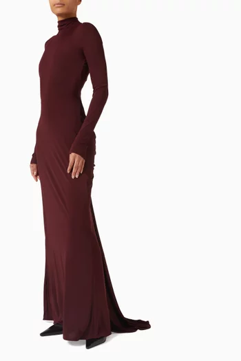 Drape Maxi Dress in Jersey