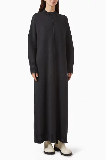 Inés Maxi Dress in Cotton-wool