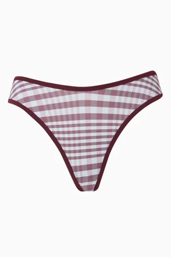 Good 90s Plaid Reversible Bikini Briefs