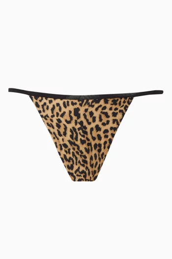 قطعة بيكيني سفلية بمقاس مثالي وتصميم بوجهين