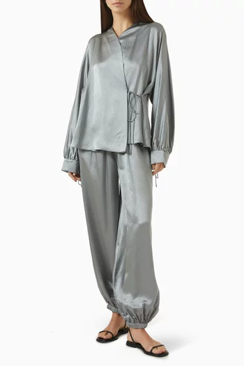 Selene Blouse in Mulberry Silk