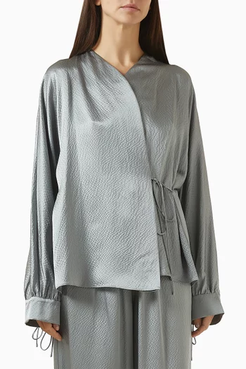 Selene Blouse in Mulberry Silk