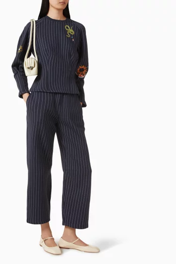 Barrel Pinstripe Sweatshirt