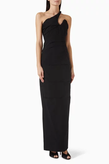 Freda One-shoulder Gown