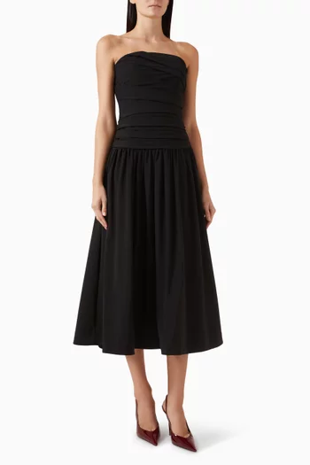 فستان جيل بلا حمالات تفتا