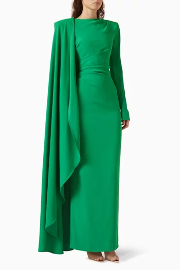 green puff long sleeve dress Amalfi Green Long Sleeve Lace Up Mini Dress - 4