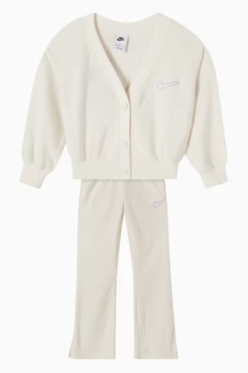 بنطال رياضي بقصة ساق واسعة صوف