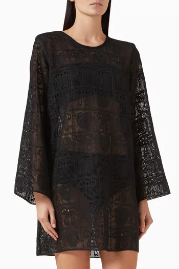 Mini Kaftan in Crochet