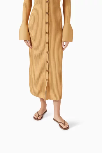 Foundations Matte Flip Flops in Leather