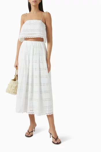 بلوزة أباخو مطرزة