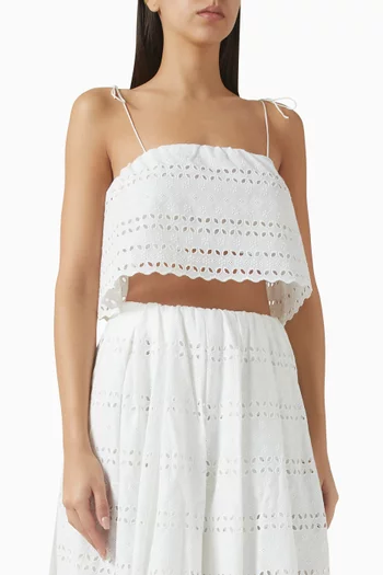 بلوزة أباخو مطرزة