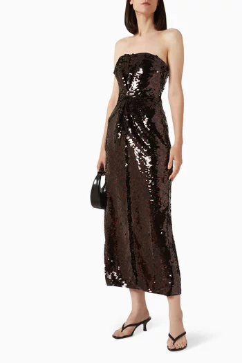 Cece Sequin-embellished Maxi Dress