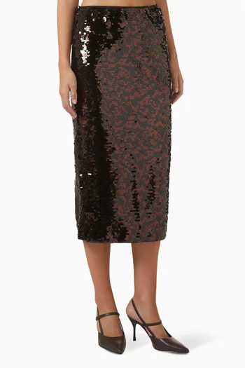 Casey Sequin-embellished Skirt