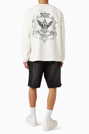 تي شيرت بشعار Grand Cru قطن