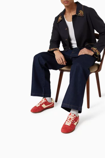 سنيكرز ويندسبين أسفل الكاحل شمواه وجلد