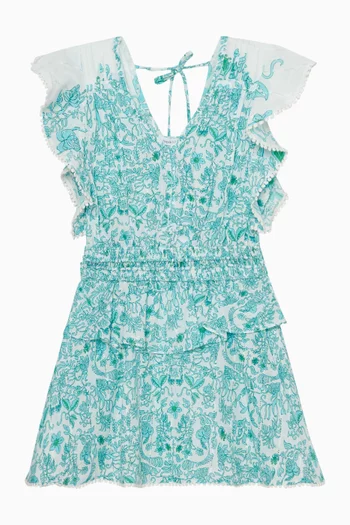 فستان نويمي قصير قطن